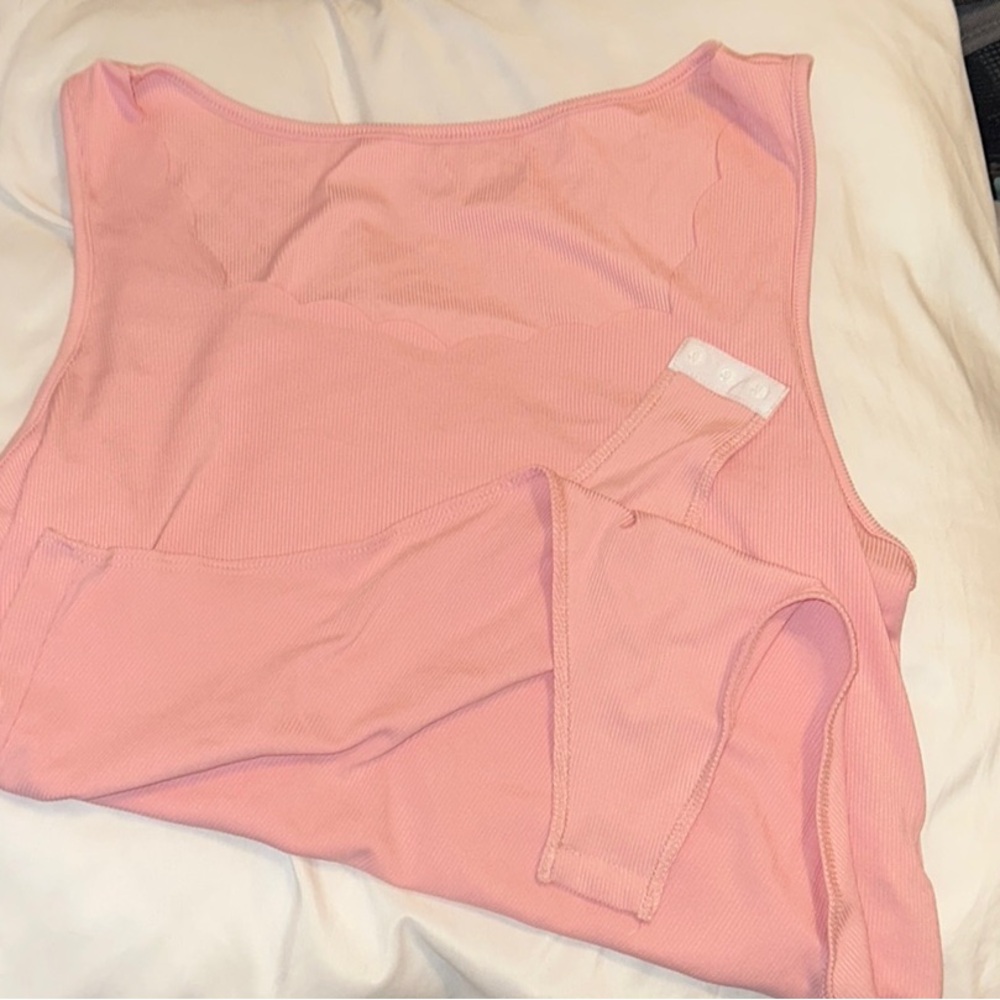 Light Pink Sleeveless Amazon bodysuit